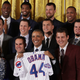 The 2016 World Series Champs Chicago Cubs hang out with President Barack Obama at the White House.